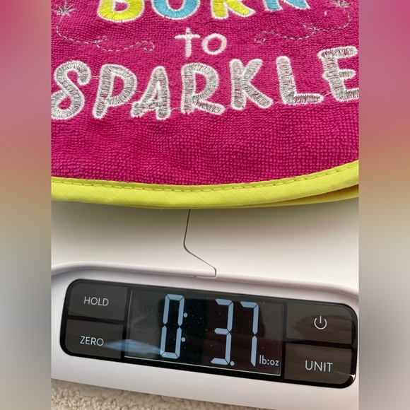 New Bib set of 4 infant bibs patents choice born to sparkle - Picture 8 of 8